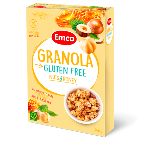 Granola Emco Avelãs Sem Glúten 340g




