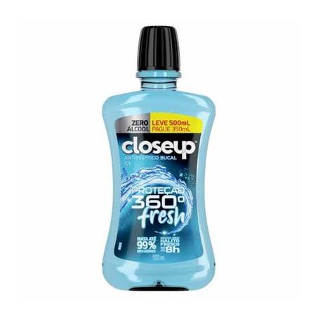 Antisseptico bucal closeup ice com álcool 250 ml