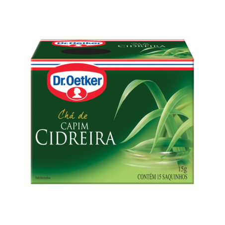 Chá dr.oetker capim cidreira c/15 15g