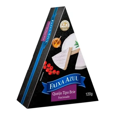 Queijo Brie Faixa Azul 120g Fracionado
