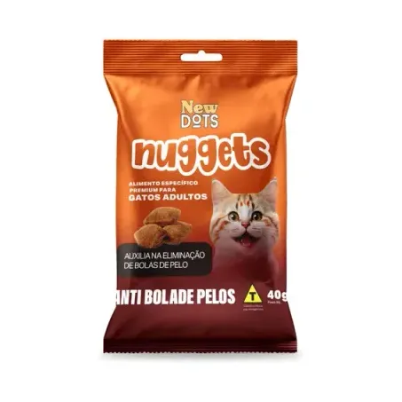 Nuggets gato bola pelo new dots 40g