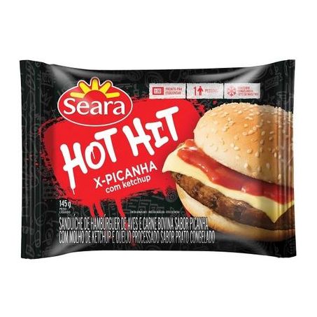 SANDUICHE SEARA HOT HIT PICANHA 145G
