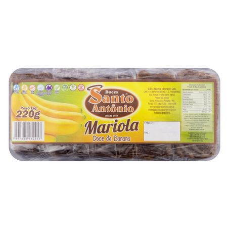 MARIOLA DE BANANA SANTO ANTÔNIO