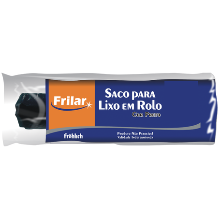 SACO LIXO FRILAR PRETO RL 5X100L UN