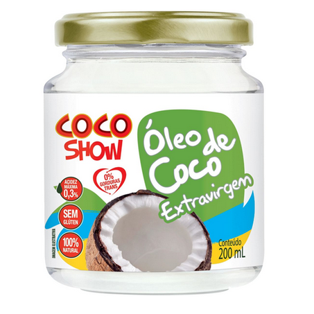 ÓLEO DE COCO SHOW EXTRA VIRGEM 200ML
