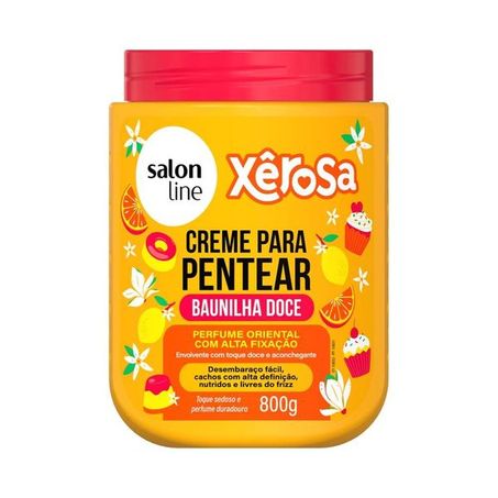 CREME PENTEAR SALON LINE XEROSA BAUNILHA DOCE 800G