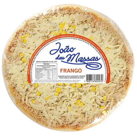 Pizza joão das massas frango 300g