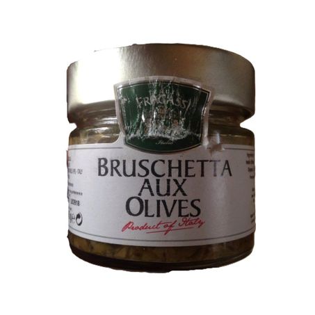 MOLHO FRAGASSI ANTEPASTO BRUSC AZEITONA VIDRO 145G