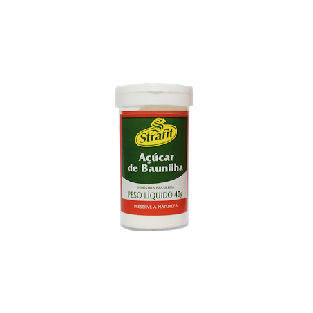 Açucar Baunilha Strafit 40g Tubo