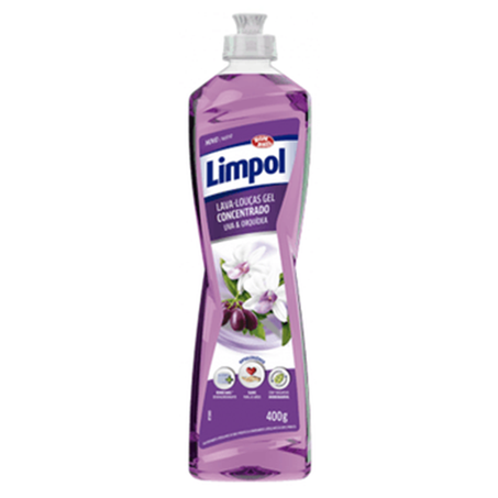 LAVA LOUÇAS LIMPOL GEL UVA & ORQUIDEA 400G CONCENT