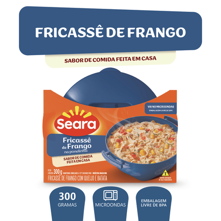 Fricassê de Frango com Queijo e Batata Seara na Panelinha Pote 300g