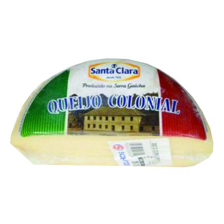 QUEIJO SANTA CLARA COLONIAL MEIA FORMA  KG