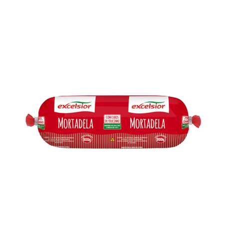 MORTADELA EXCELSIOR 800G C/ TOUCINHO