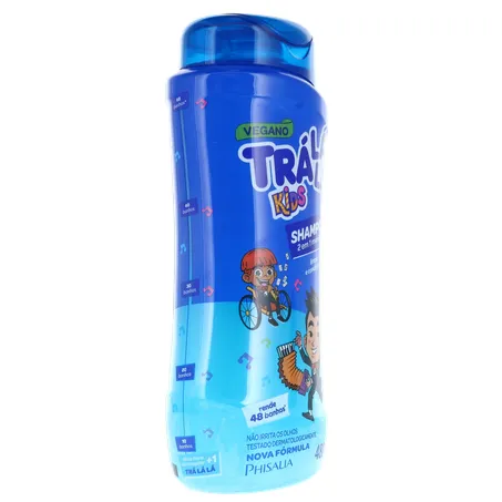 Shampoo Tralala Kids 2 em 1 Frasco 480Ml 360-31