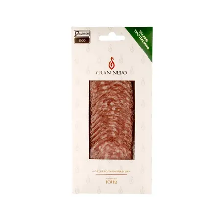 Salame italiano fatiado gran nero 100g