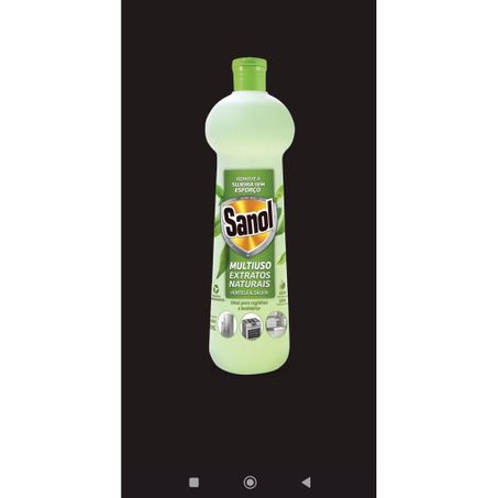 Limpador multiuso extratos de hortelã e sálvia sanol 500ml