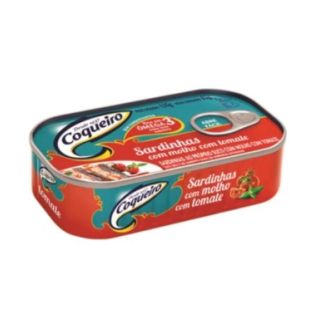 Sardinha Coqueiro com Molho de Tomate Lata 125G