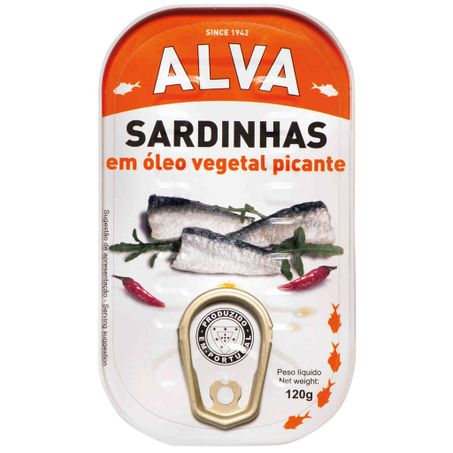 Sardinha Em Óleo Alva 120g