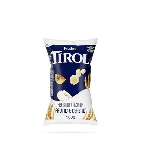 Bebida Láctea Fermentada Frutas e Cereais Tirol Frutirol Pacote 900g