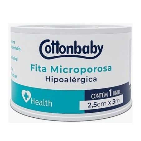 Fita Microporosa Cottonbaby Health 2,5cmx0,3m
