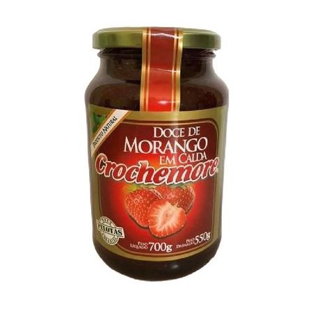 MORANGO CALDA CROCHEMORE VIDRO 550G