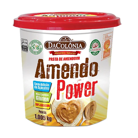 Pasta Amendoim AmendoPower DaColônia 1,005kg