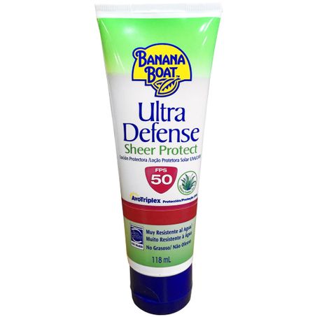 PROTETOR SOLAR ULTRA DEFENSE FPS 50 BANANA BOAT 118ML