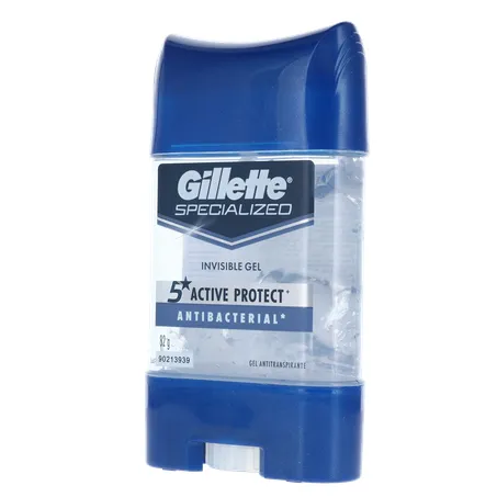 Desodorante Gel Gillete 82g Clear Antibacteriano 360-4