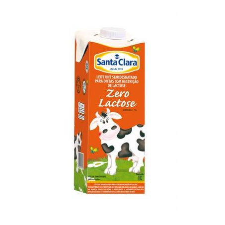 Leite santa clara zero lactose 1l*