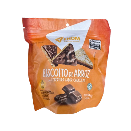 Torrada fhom arroz cob choc 60 gr
