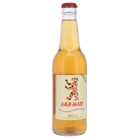 Chá Mate Baer-Mate com Gás Cafeína Natural 350ml 360-35