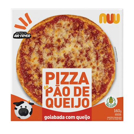 Pizza Nuu Pão de Queijo Goiabada C/ Queijo 160G