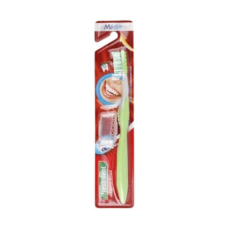 ESCOVA DENTAL FRESH-DENT MÉDIA PLUS CARTELA C/1UNID (374)