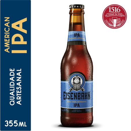 CERVEJA EISENBAHN IPA LN 355ML