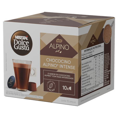 Café em Cápsula Nescafé Dolce Gusto Alpino Intense Mistura 180G