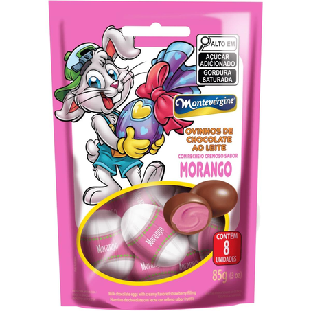 Miniovo de Páscoa Montevergine 85g - Morango