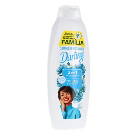 Shampoo 2 em 1 Original Darling Frasco 650ml Tamanho Família 360-34