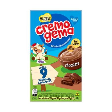 Mistura Maizena Cremogema Chocolate 180G
