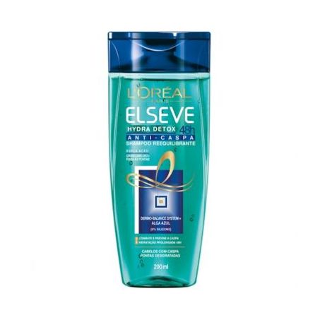 Shampoo Anticaspa L'Oréal Paris Hydra-Detox Frasco 200ml