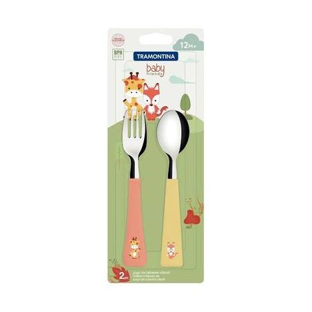 Jogo talheres tramontina baby friends c/02