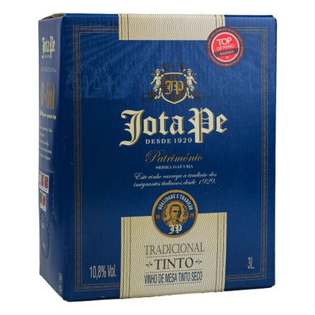 VINHO DE MESA TINTO SECO TRADICIONAL 3L