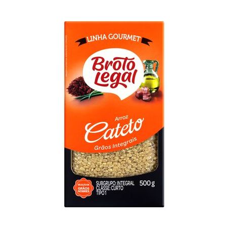 Arroz Integral Broto Legal Cateto 500G