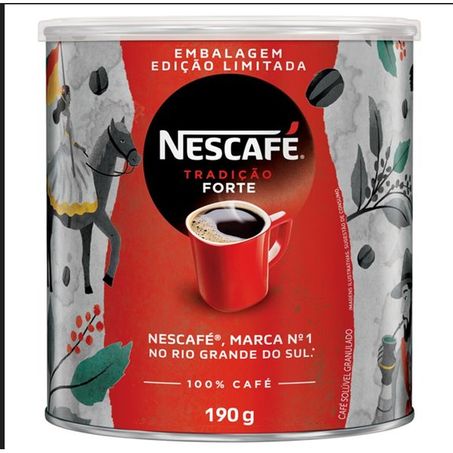 Café solúvel forte nescafé tradição 190g