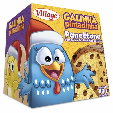 MINI CHOCOTTONE GALINHA PINTADINHO VILLAGE 80G