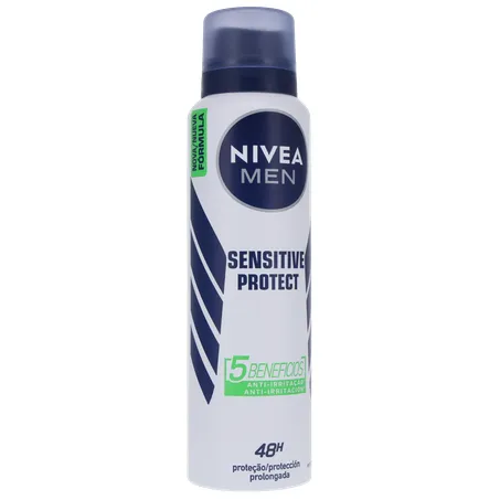 DESODORANTE AEROSSOL NIVEA MEN SENSITIVE PROTECT 150ML 360-34