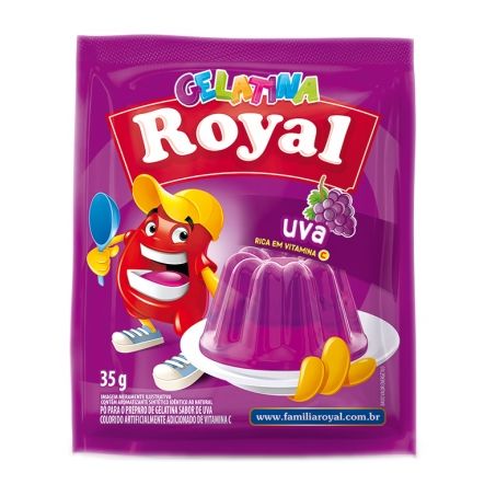 Gelatina uva royal 35g