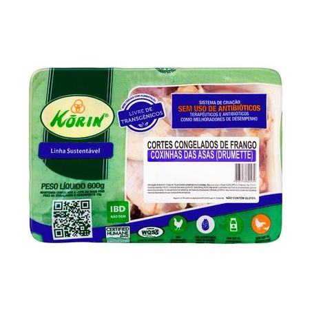 COXINHA ASA S/TRANSG.KORIN CONG 600G