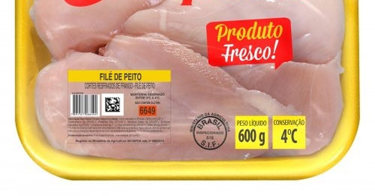 File De Peito de Frango Copacol Resfriada 600gr