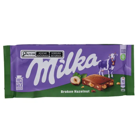 Barra de Chocolate Hazelnut Milka Avelã 100G 360-0