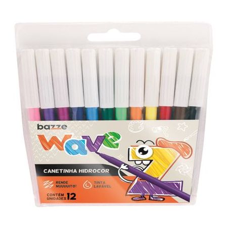 CANETA HIDRO 12CORES WAVE